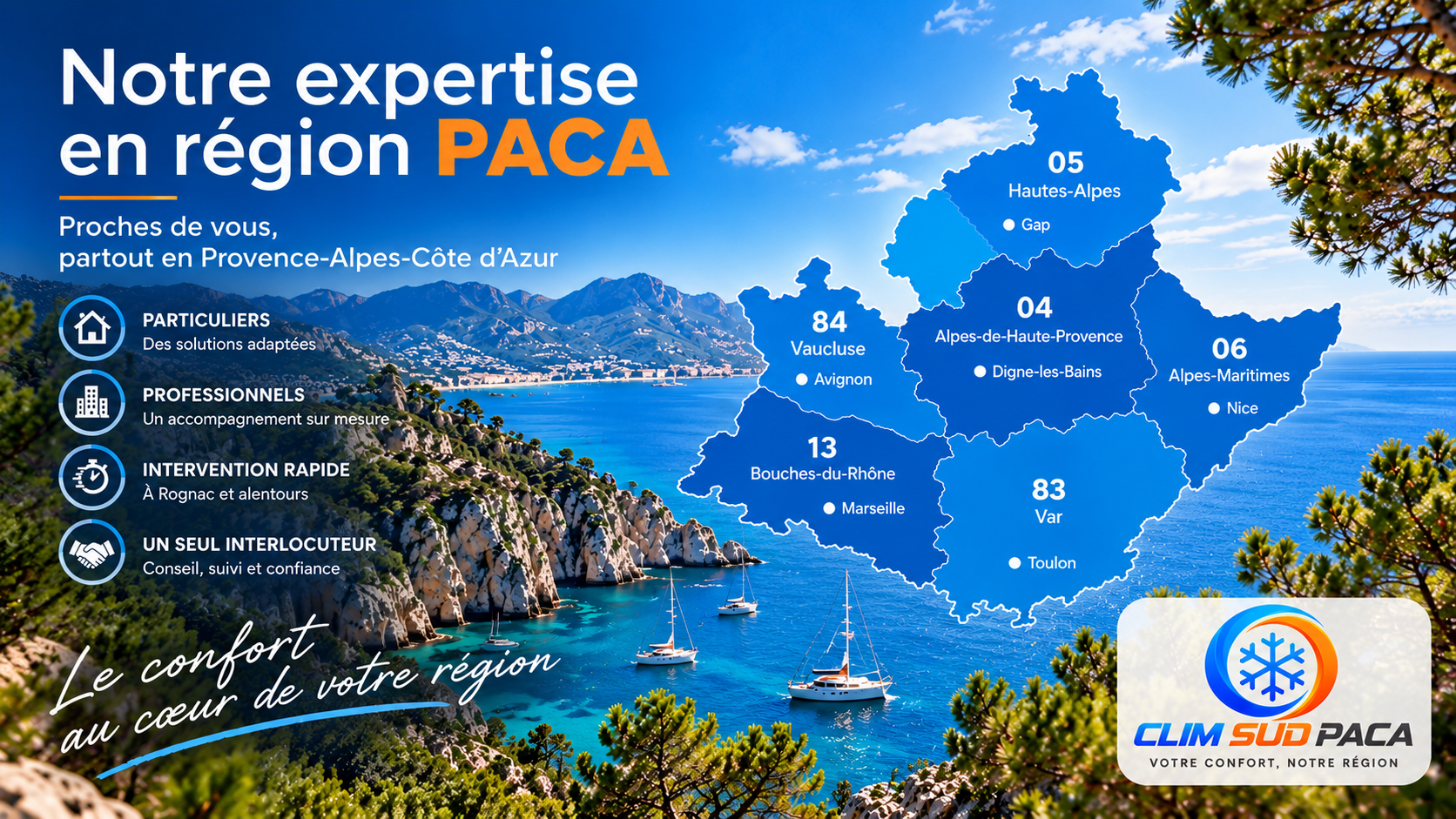 Climatisation et confort thermique en région PACA